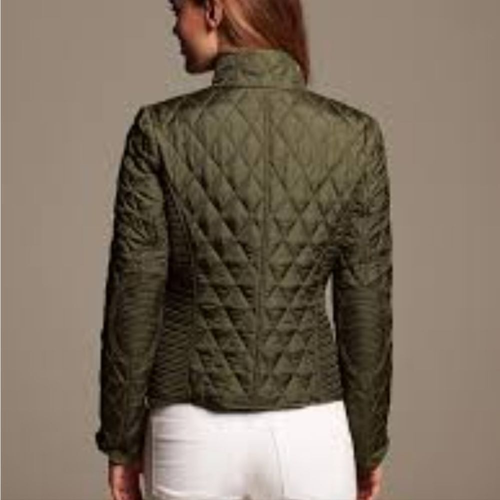 WMNS Banana Republic Quilted, Olive, Field Jacket XS